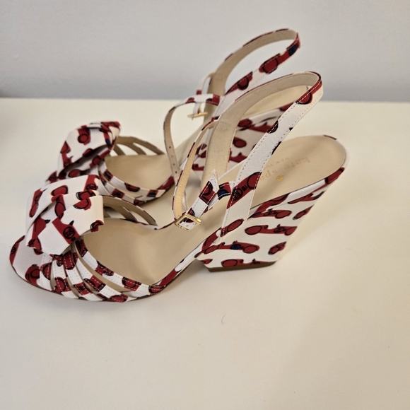 NWOT Kate Spade rare Ivana wedge sandals, size 9 - Picture 5 of 14